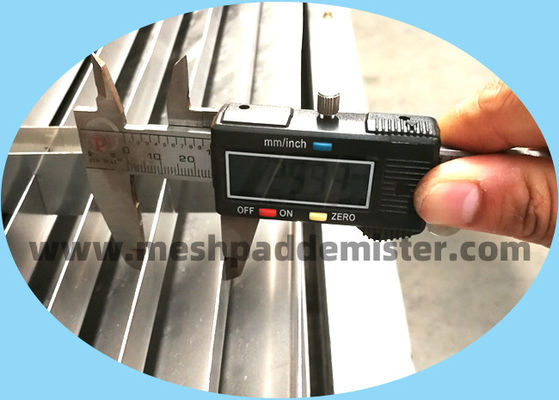 acier inoxydable 170mm Vane Pack Mist Eliminator de 1mm