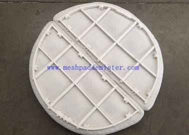 Matière plastique fonctionnante élevée PTFE Mesh Pad Mist Eliminator de la température