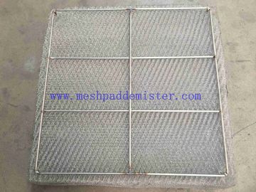 316L + fibre de verre Co - tricotez les grilles de barre de Mesh Pad Demister Custom Size