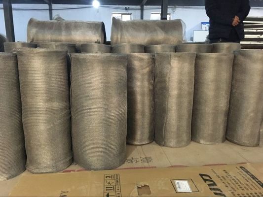 Fil tricoté Mesh For Gas Liquid Filter Mesh Demister de l'acier inoxydable 304